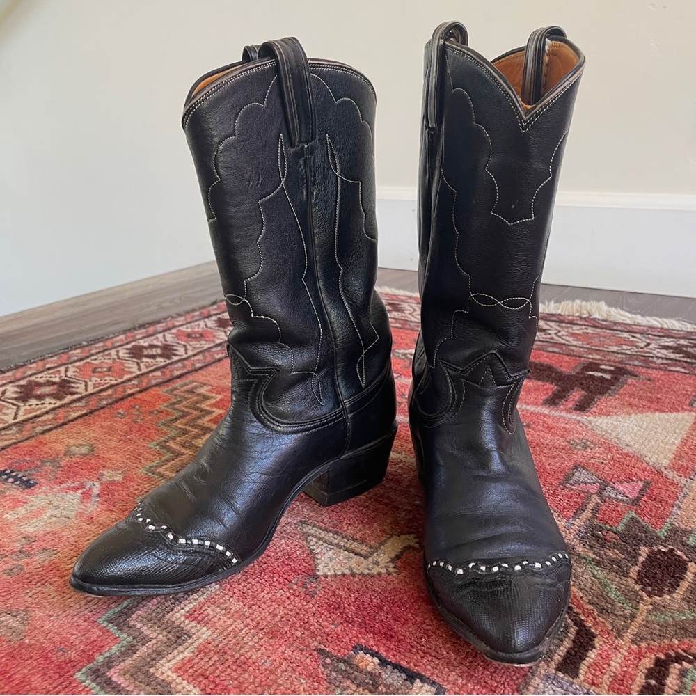 Tony Lama vintage cowboy boots